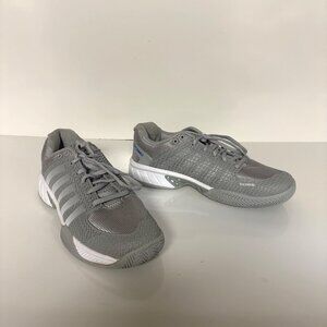 K-Swiss Womens Pickleball Shoes Size 8.5 Gray Mesh Athletic Sneakers 96563-072-M